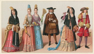 Costume français du XVIIe siècle - French School