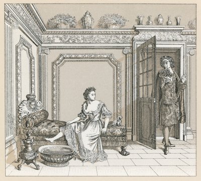 Costume du XVIIe siècle en France - French School