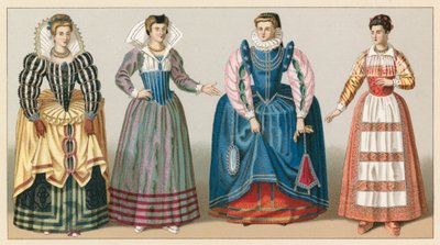 Costume de la France au XVIe siècle - French School