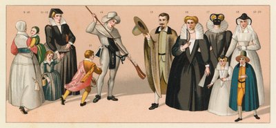 Costume français du XVIe siècle - French School