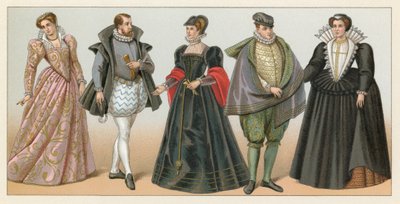 Costume du XVIe siècle en France - French School