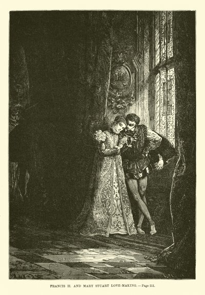 François II et Marie Stuart en amour - French School