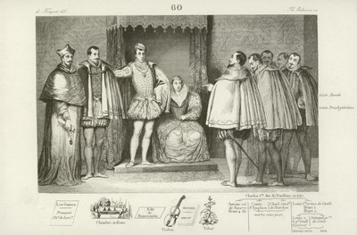 François II de France informant les députés du parlement qu