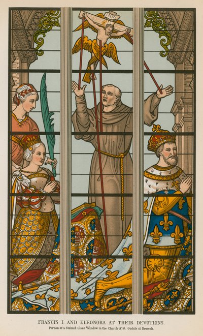 François Ier et Éléonore à leurs dévotions - French School