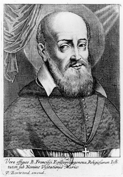 François de Sales (gravure) - French School