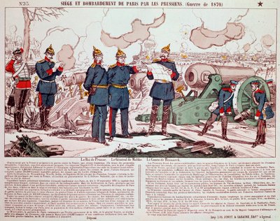 Guerre franco-prussienne : le siège et le bombardement de Paris - French School
