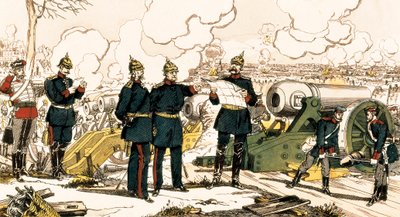 Guerre franco-prussienne : Le Siège et le Bombardement de Paris - French School