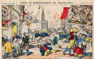Guerre franco-prussienne (1870-1871), le 23 août 1871, Strasbourg a été bombardée et a dû se rendre le 28 septembre - French School
