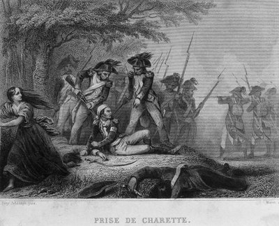 François-Athanase de Charette de la Contrie (1763-1796) - dans "Révolution française" par Thiers. 19e siècle - French School