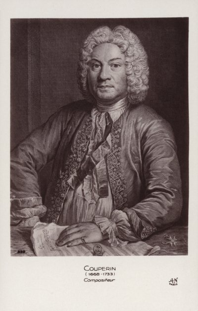 François Couperin, compositeur baroque français, organiste et claveciniste (1668-1733) - French School