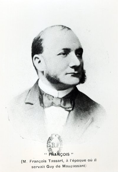 François Tassart, valet de Guy de Maupassant (1850-93), de La Fin de Maupassant par Georges Normandy, publié en 1927, Paris - French School