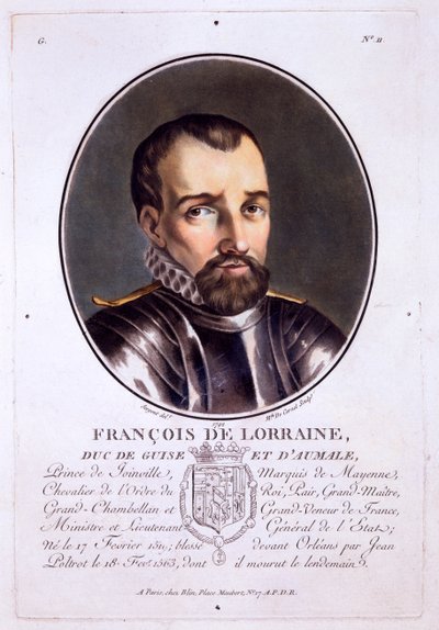 François de Lorraine, Duc de Guise et d