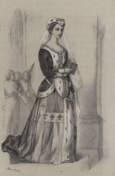Françoise De Bretagne, Duchesse De Bretagne - French School