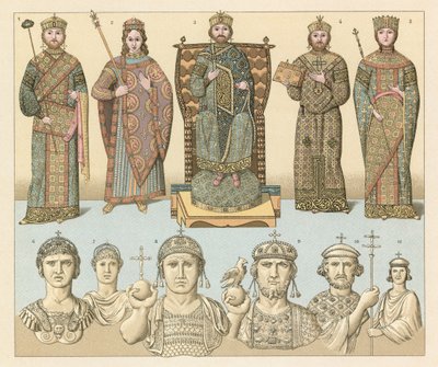 Costume byzantin franc - French School