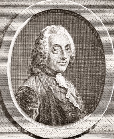 François-Augustin de Paradis de Moncrif, 1687-1770. Écrivain et poète français. De 