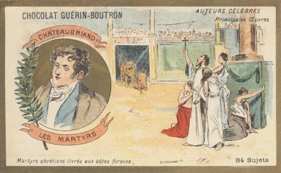 François-René, vicomte de Chateaubriand (1768-1848), écrivain et homme politique français, auteur de « Les Martyrs » (1809) - French School