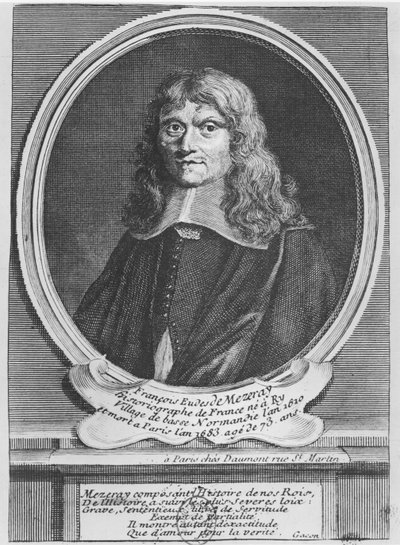 François Eudes de Mézeray (gravure) - French School