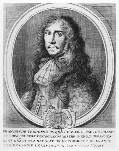 François de Bourbon, Duc de Beaufort - French School