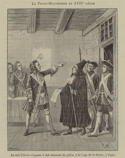 La franc-maçonnerie au XVIIIe siècle : Le Duc d