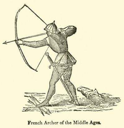 Archer français du Moyen Âge - French School