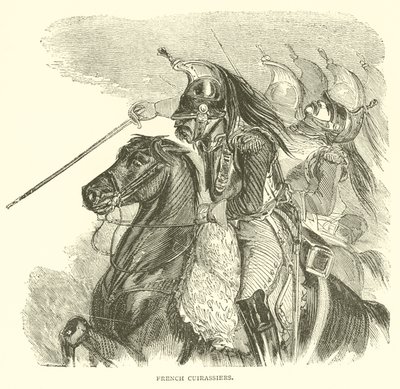 Cuirassiers Français (gravure) - French School