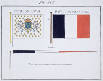 Drapeaux français, d