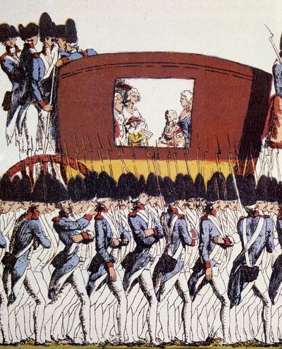 Révolution française : Retour de la famille royale à Paris le 25 juin 1791 après l