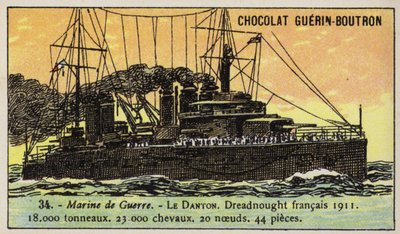 Cuirassé français Danton - French School