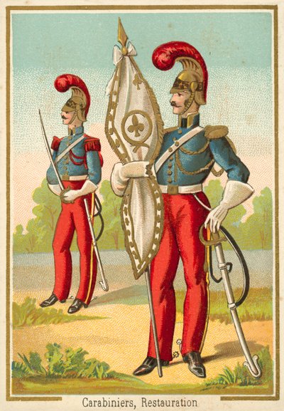 Carabiniers français de la Restauration - French School