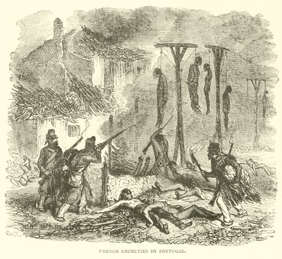 Cruautés françaises au Portugal - French School