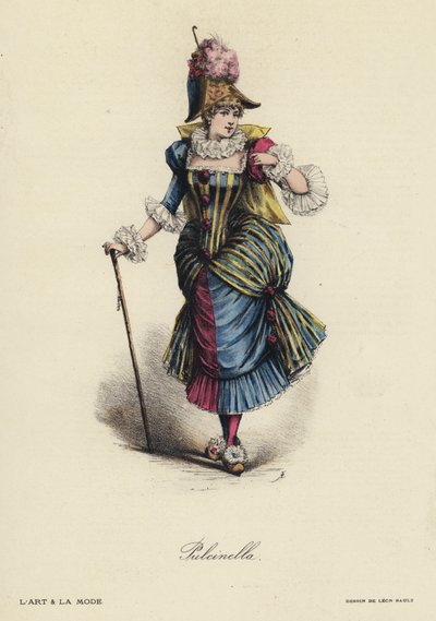 Planche de mode française - French School