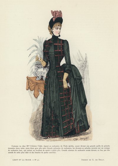 Planche de mode française, 1885-86 - French School