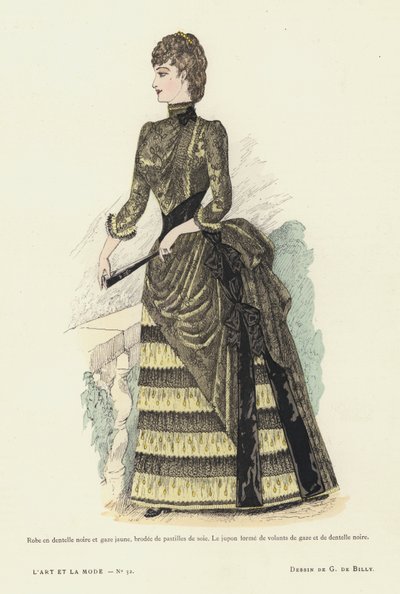 Planche de mode française, 1885-86 - French School