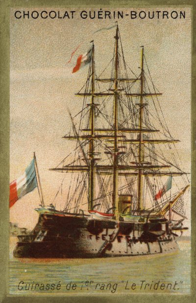 Cuirassé français Trident - French School