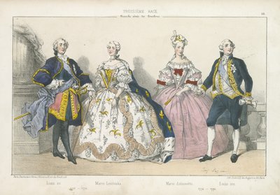 Rois et reines de France de la branche aînée des Bourbons - French School