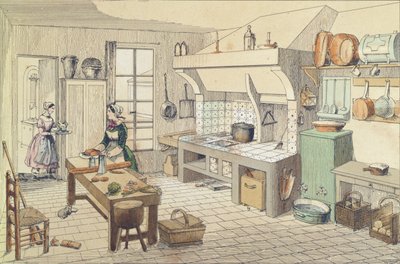 Cuisine française du milieu du XIXe siècle - French School