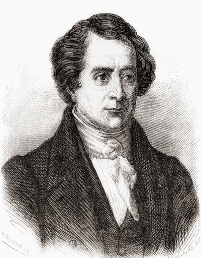 Dominique François Jean Arago, mathématicien français, alias François Arago, de Les Merveilles de la Science, pub.1870 - French School