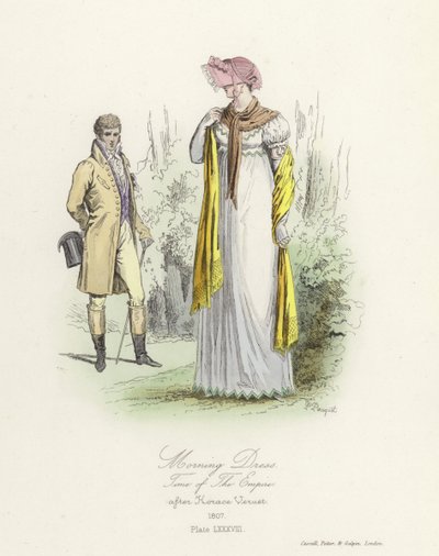 Robe de matin française, époque de l