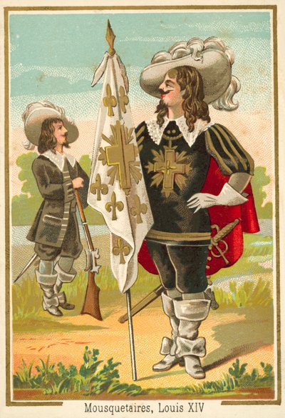 Mousquetaires français du temps de Louis XIV - French School