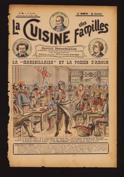 Tomates fraîches et chant de la Marseillaise, Révolution française - French School