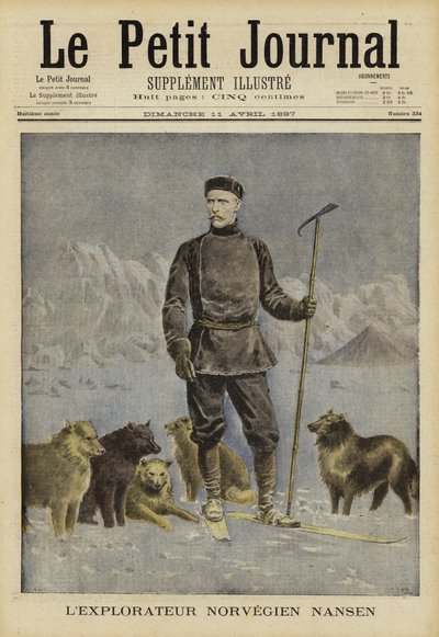 Fridtjof Nansen, explorateur norvégien - French School