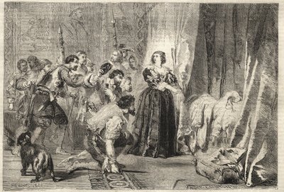 La Fronde - Le peuple demande à voir le roi : Paris, Palais Royal, 9 février 1651 - Fronde : dans la nuit du 9 février 1651, au Palais Royal, Anne d