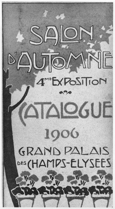Illustration de couverture du catalogue pour le 4e Salon d