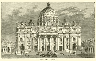 Façade de Saint-Pierre - French School