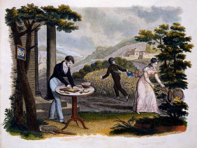 Frontispice de Les Papillons... par Eugène Balland (1796-c.1850), publié par P. Blanchard, Lecerf, Paris, 1823 - French School