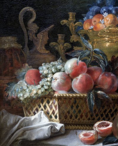 Vase de fruits et panier (détail) - French School