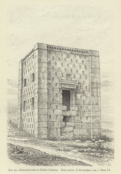 Tour funéraire à Nakht-i-Rustem - French School