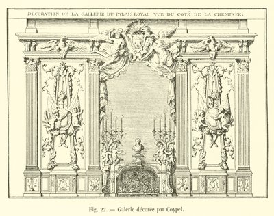 Galerie décorée par Coypel - French School