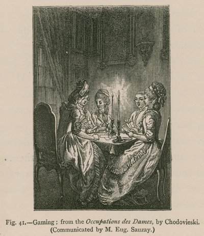 Jeu; des Occupations des Dames, par Chodovieski - French School