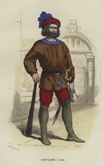Geôlier, 1490 - French School